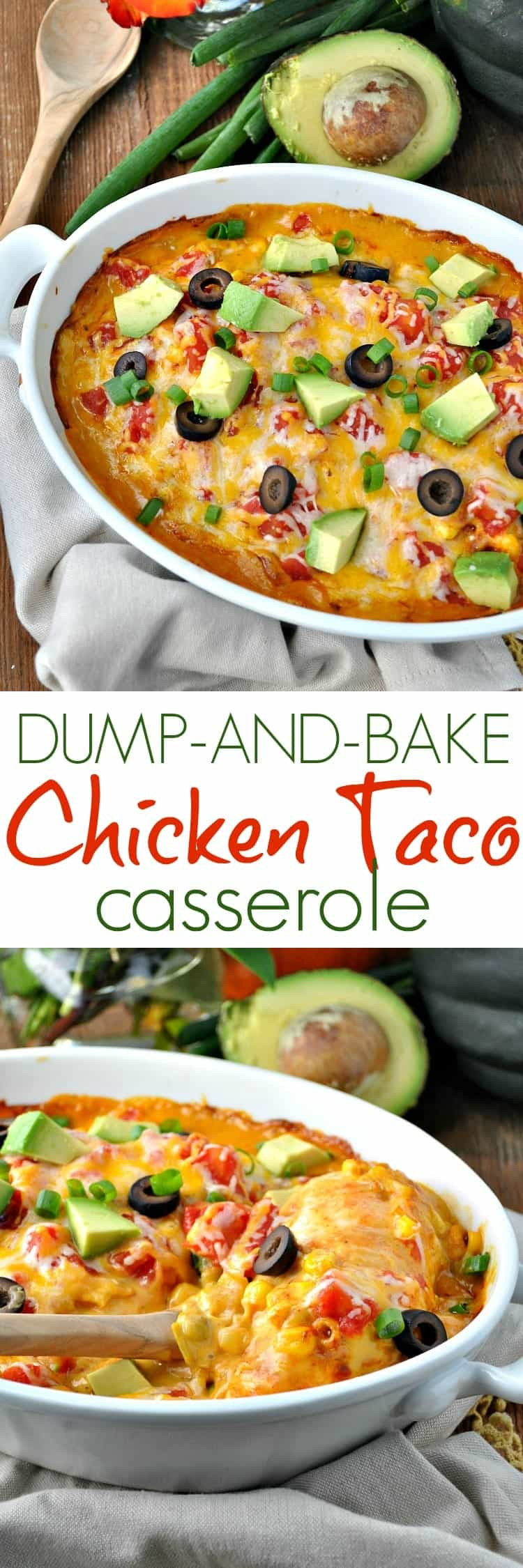 Chicken Taco Casserole
 Dump and Bake Chicken Taco Casserole The Seasoned Mom