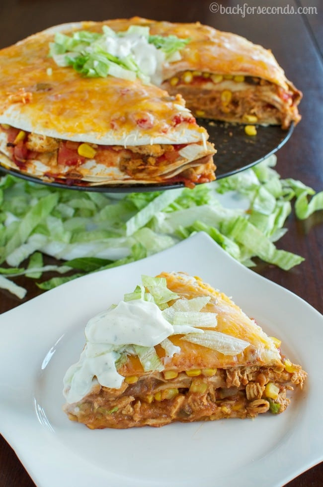 Chicken Taco Casserole
 Cheesy Chicken Taco Stack Back for Seconds