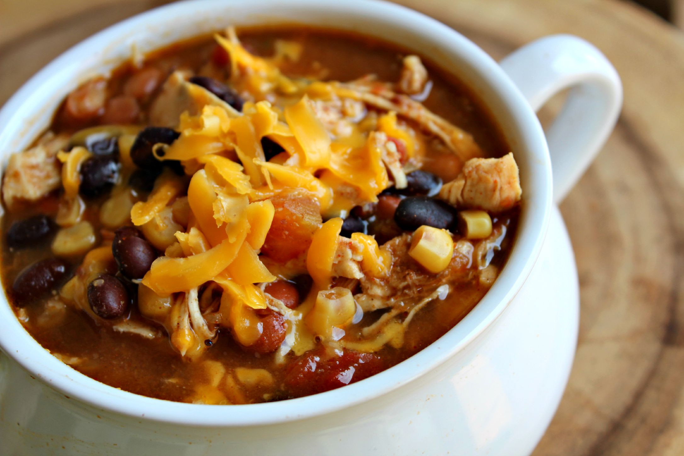 Chicken Taco Soup
 Chicken Taco Soup addicted to recipes