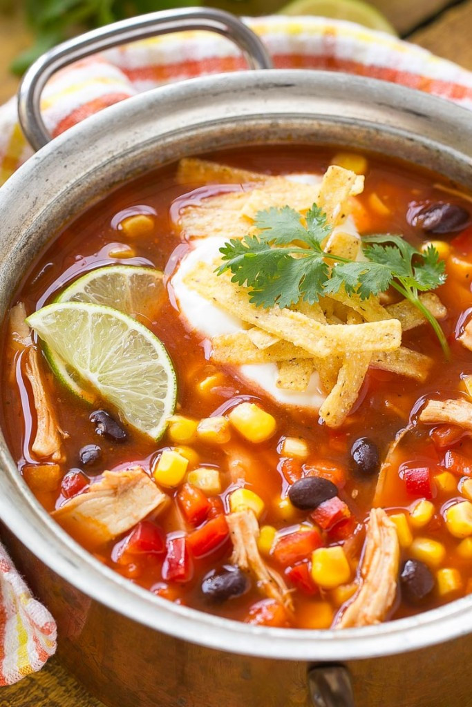 Chicken Taco Soup
 Quick and Easy Chicken Taco Soup Dinner at the Zoo