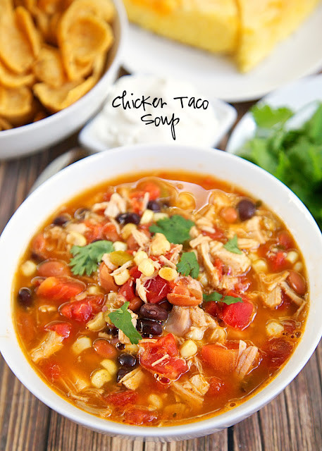 Chicken Taco Soup
 Chicken Taco Soup Two Ways Plain Chicken