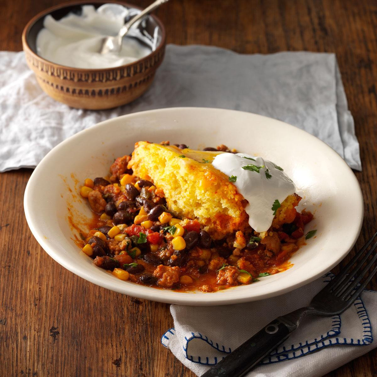 Chicken Tamale Pie
 Easy Chicken Tamale Pie Recipe