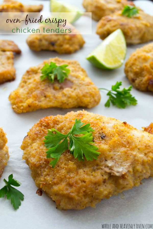 Chicken Tenders In Oven
 Oven Fried Crispy Chicken Tenders