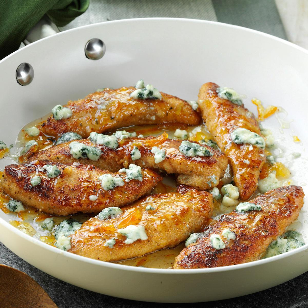 Chicken Tenders Recipe
 Gorgonzola & Orange Chicken Tenders Recipe