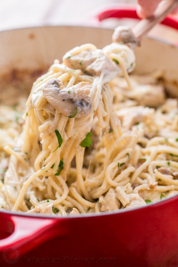 Chicken Tetrazzini Casserole
 Chicken Tetrazzini Recipe NatashasKitchen