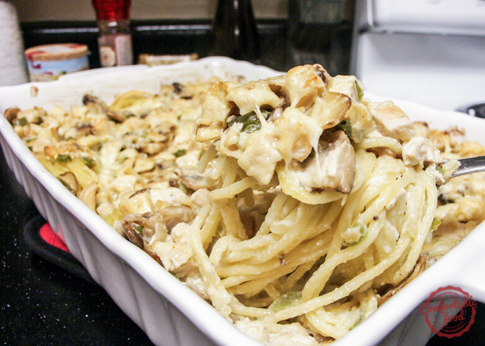 Chicken Tetrazzini Casserole
 fortable food chicken tetrazzini casserole