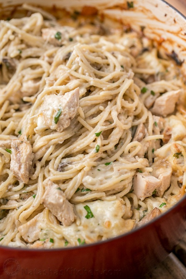 Chicken Tetrazzini Casserole
 Chicken Tetrazzini Recipe NatashasKitchen