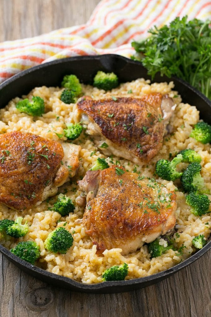 Chicken Thigh Casserole
 Chicken Broccoli and Rice Casserole Dinner at the Zoo