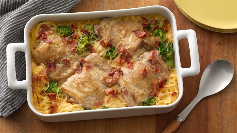 Chicken Thigh Casserole
 Smothered Chicken Casserole recipe from Betty Crocker