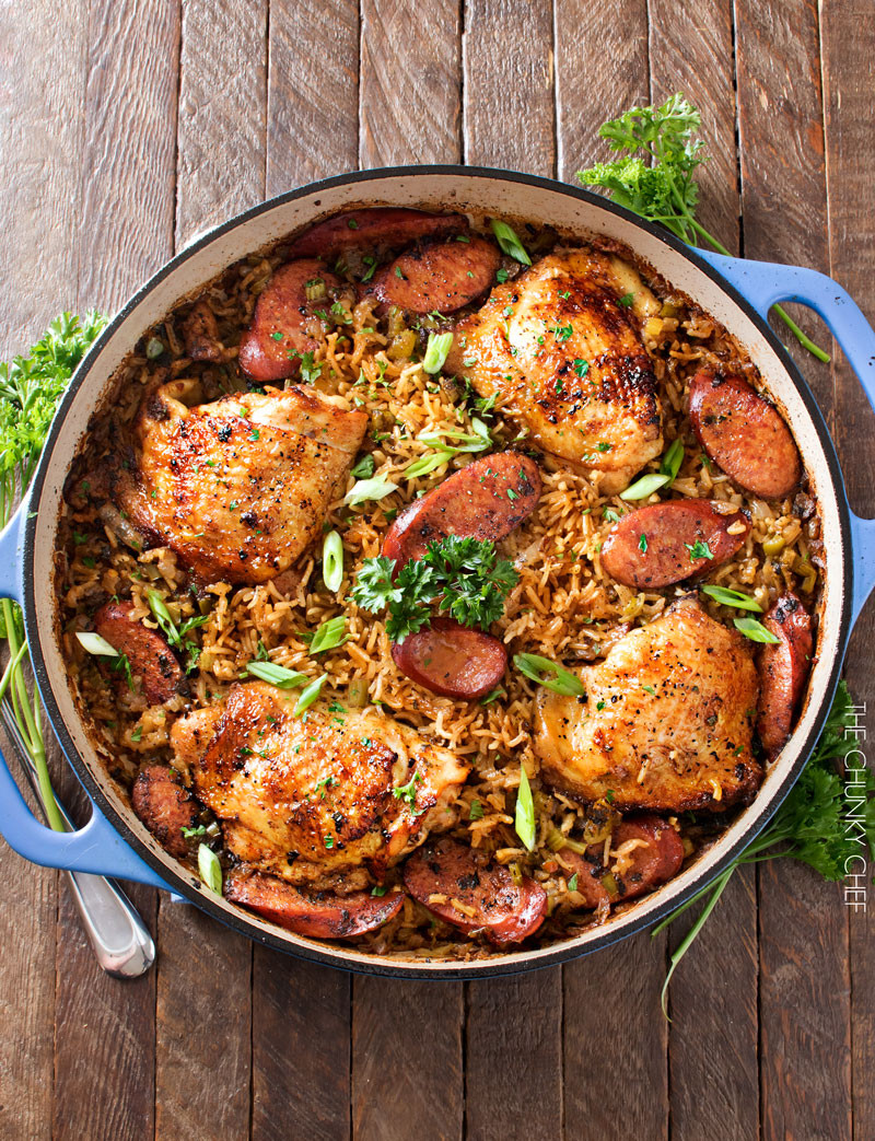 Chicken Thighs And Rice
 e Pot Chicken and Dirty Rice The Chunky Chef