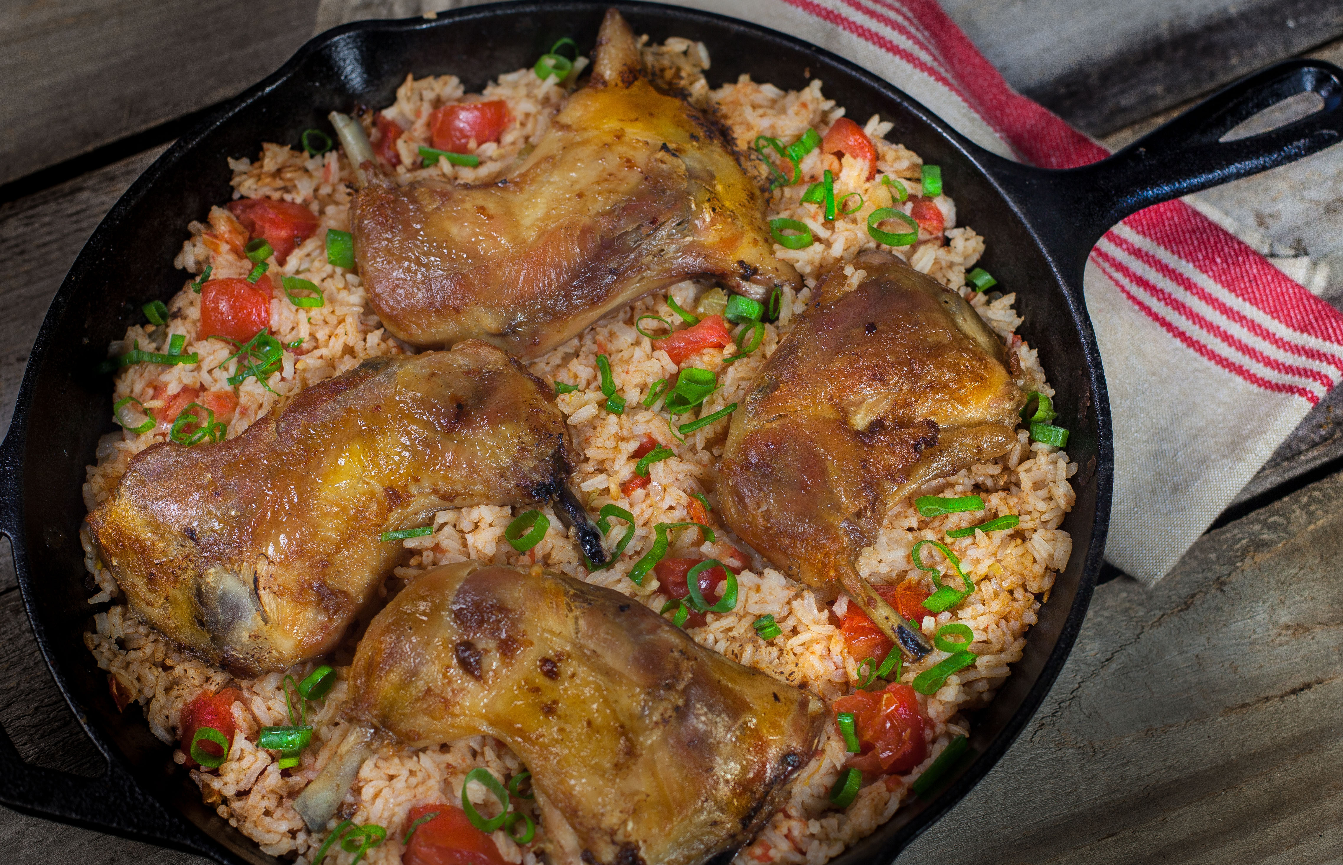 Chicken Thighs And Rice
 Crisp Chicken Thighs are guaranteed if you follow this