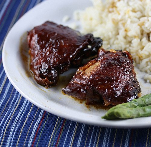 Chicken Thighs In Crock Pot
 BBQ Chicken Thighs in Crockpot BigOven