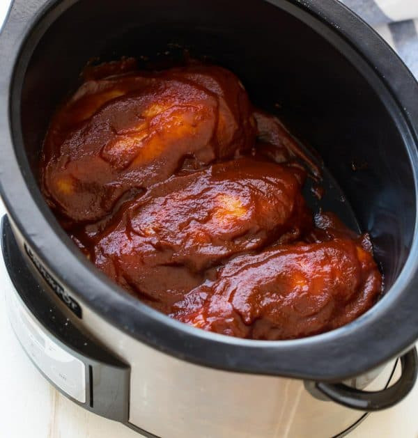 Chicken Thighs In Crockpot
 Crockpot BBQ Chicken