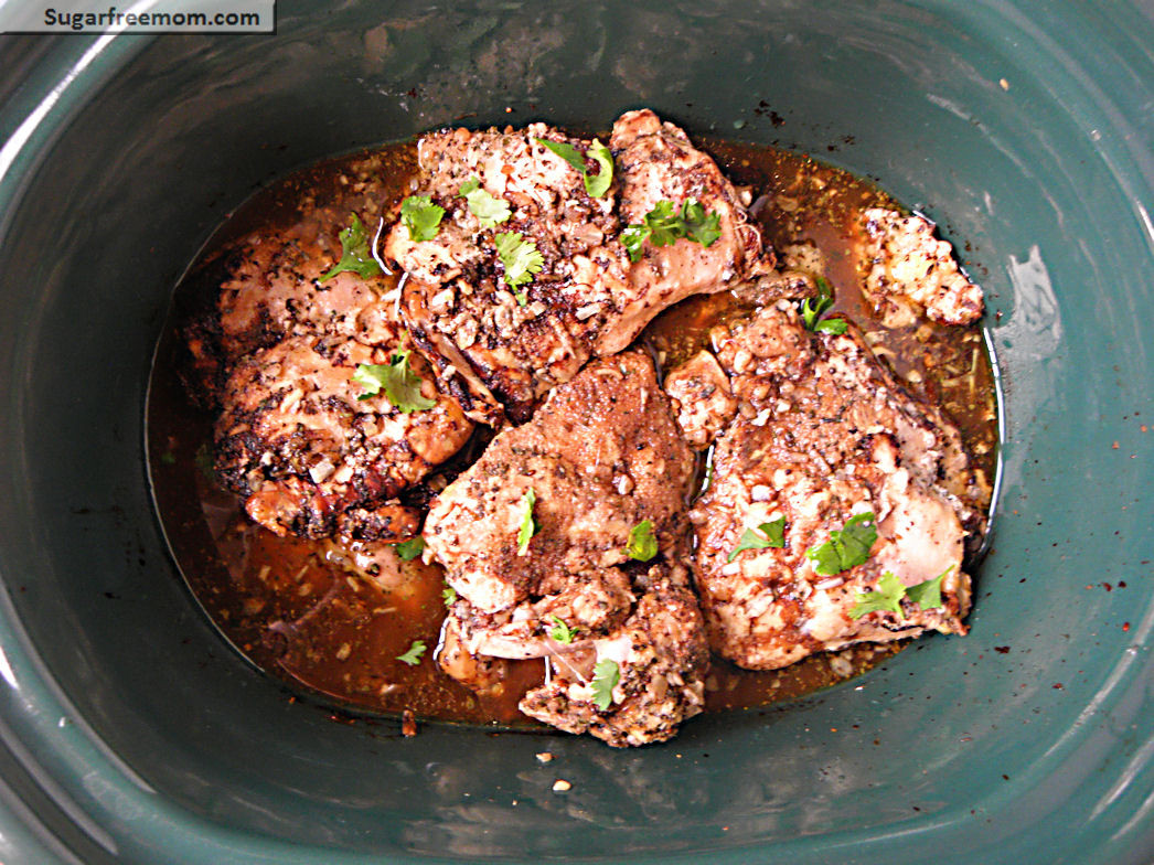 Chicken Thighs In Crockpot
 Crock Pot Balsamic Chicken Thighs