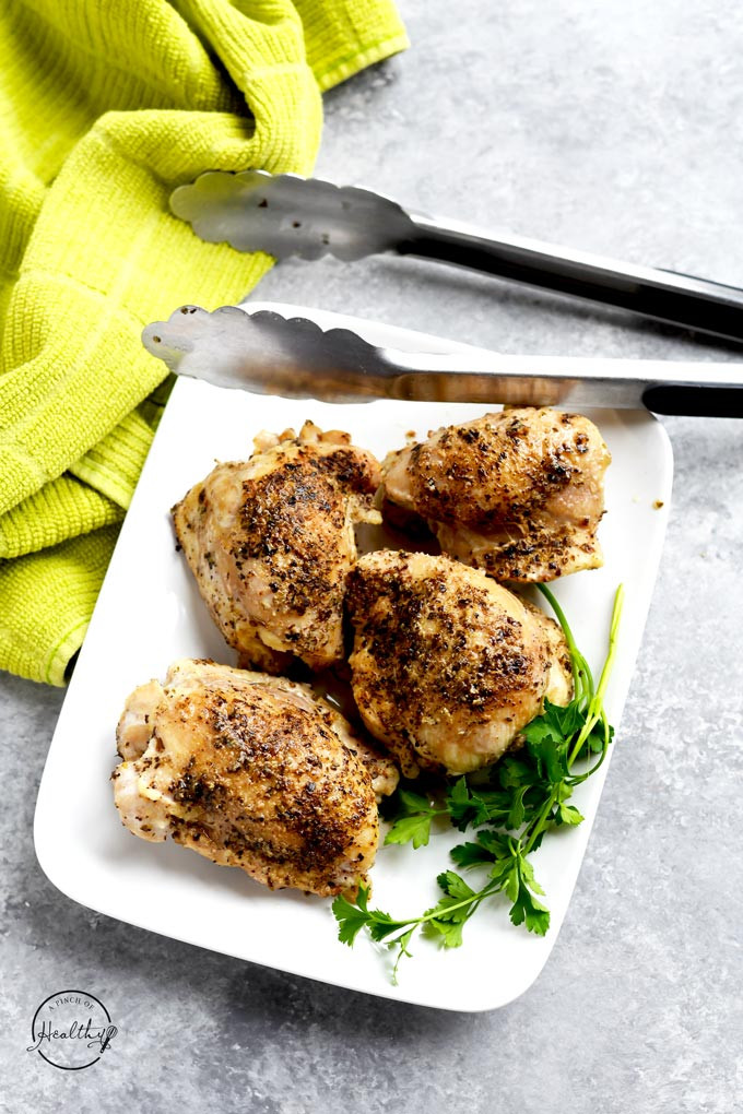 Chicken Thighs Instant Pot
 Instant Pot Chicken Thighs A Pinch of Healthy