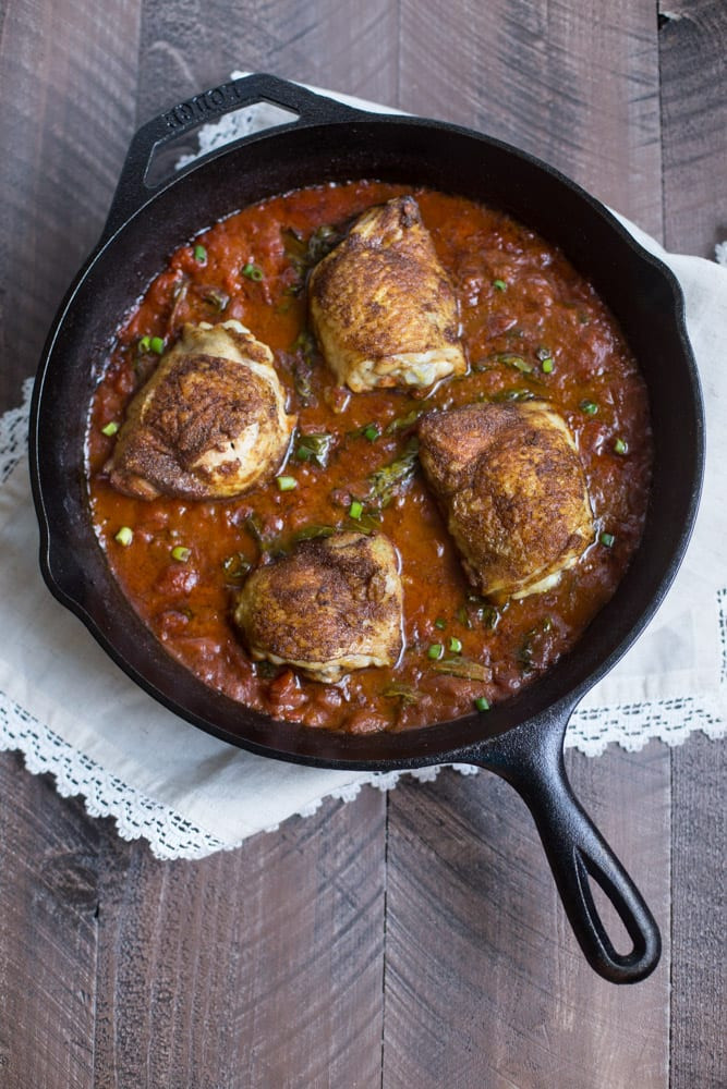 Chicken Thighs Nutrition
 Coconut Curry Chicken Thighs one skillet paleo