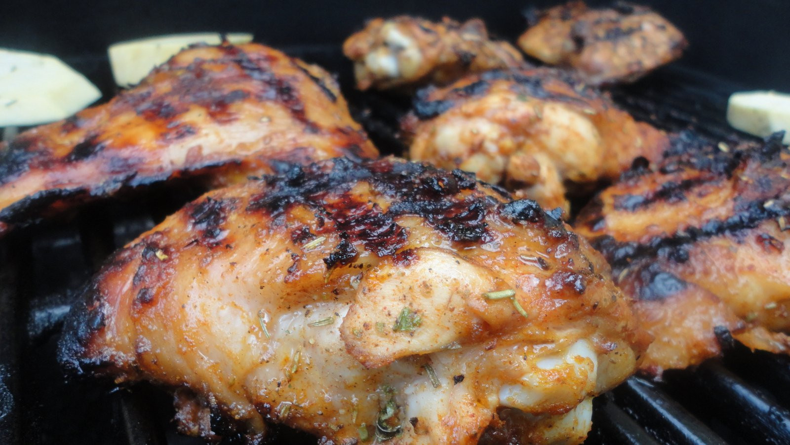 Chicken Thighs On The Grill
 Paleo Maple Grilled Chicken Thighs