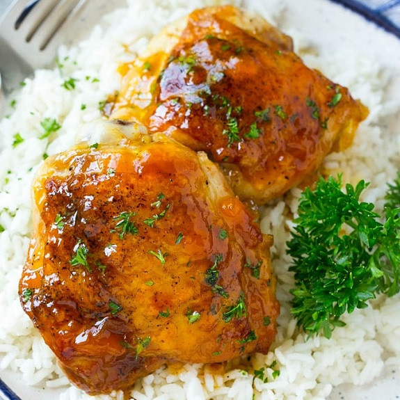 Chicken Thighs Slow Cooker
 Slow Cooker Apricot Chicken Thighs Recipe