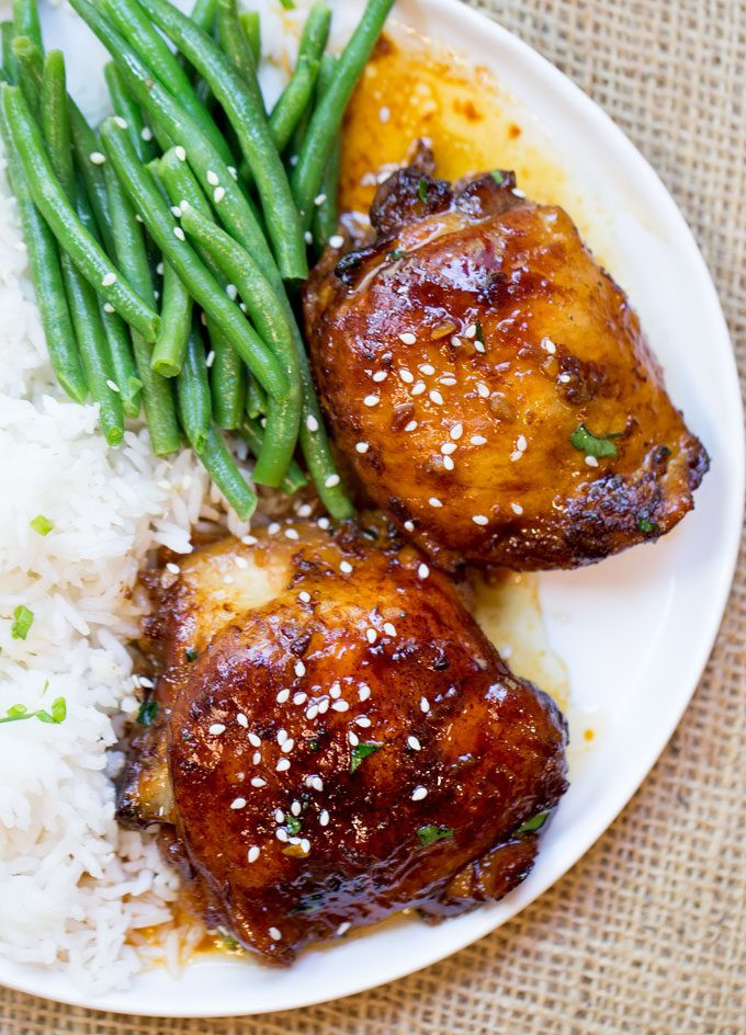 Chicken Thighs Slow Cooker
 sticky chicken thighs slow cooker