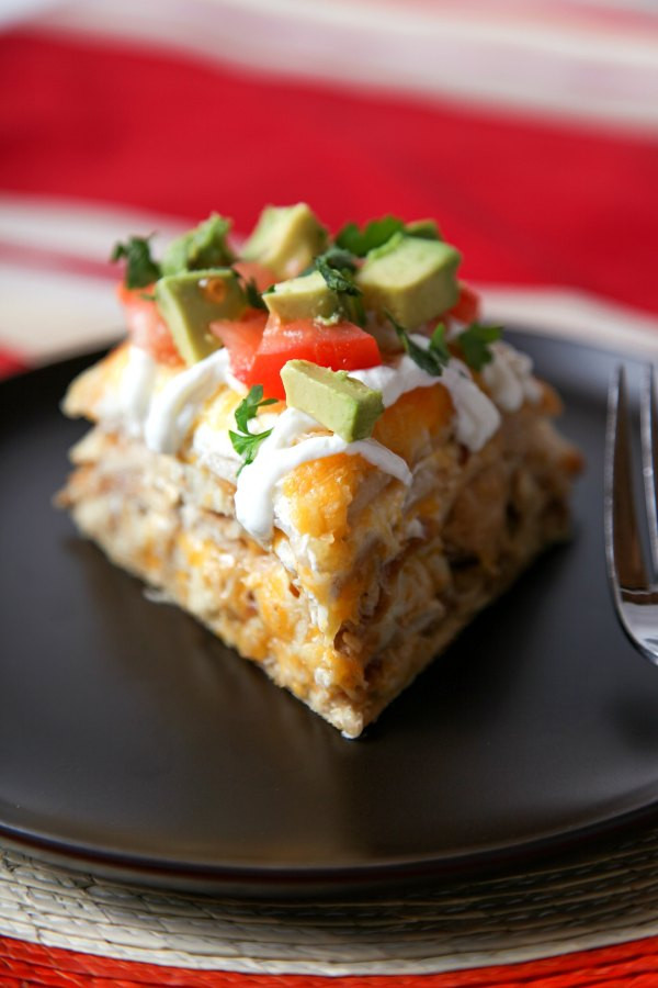 Chicken Tortilla Casserole
 Easy Chicken Tortilla Casserole