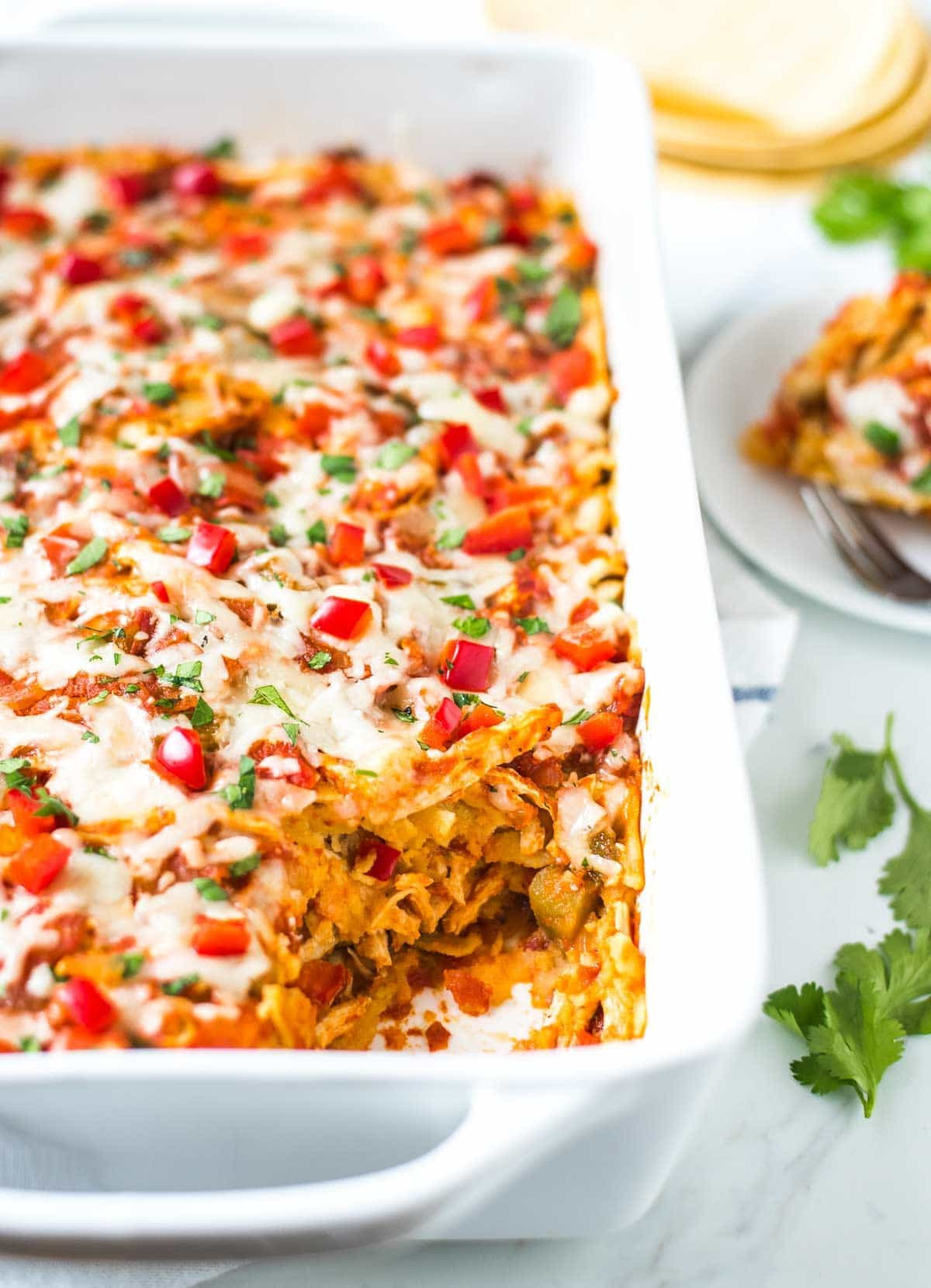 Chicken Tortilla Casserole
 Chicken Tortilla Casserole