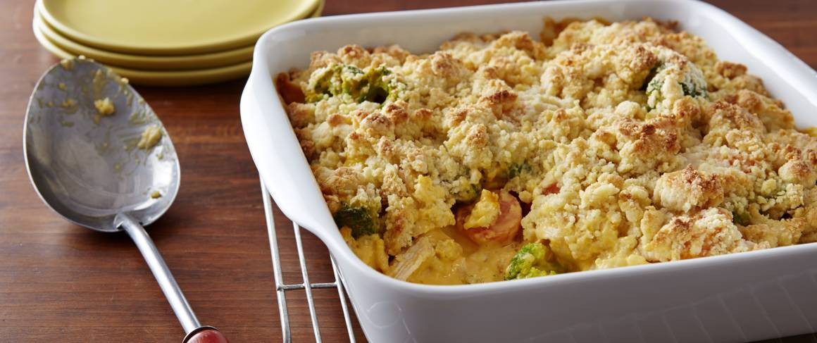 Chicken Vegetable Casserole
 Cheesy Chicken and Ve able Casserole recipe from Betty