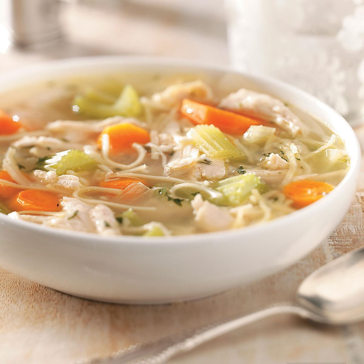 Chicken Vegetable Soup Recipes
 Chicken and Ve able Noodle Soup Recipe