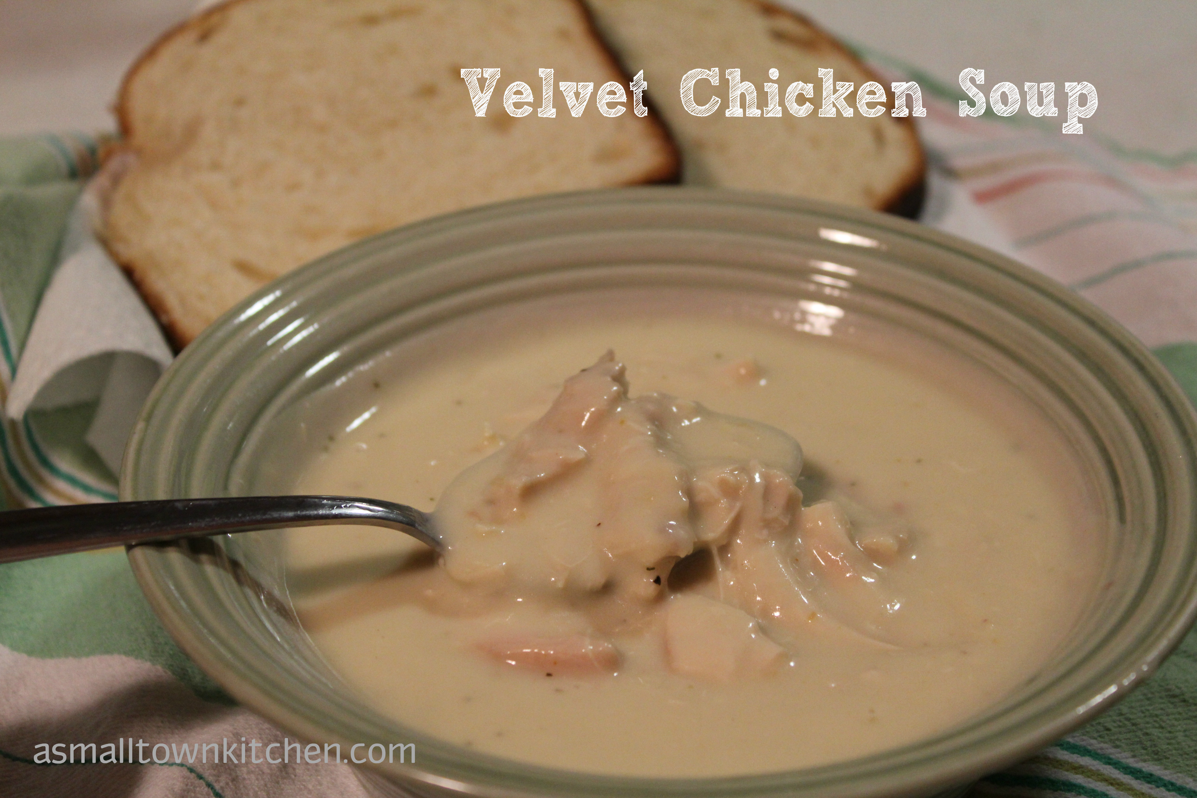 Chicken Velvet Soup
 velvet chicken soup