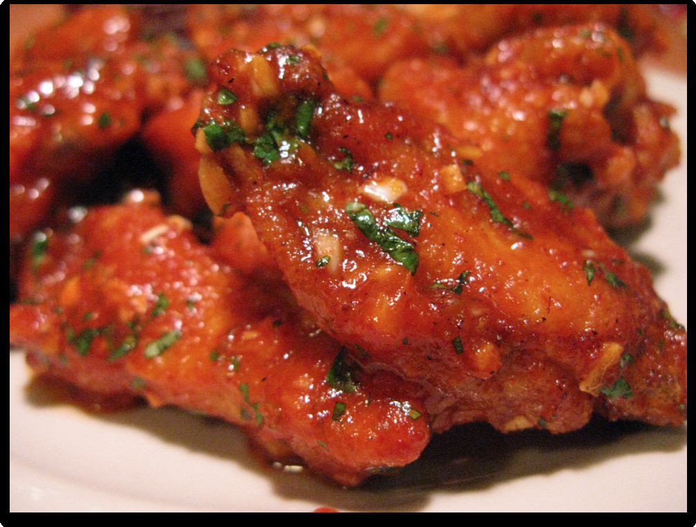 Chicken Wing Sauces
 Sriracha Garlic Wings 2010 HotSauceDaily