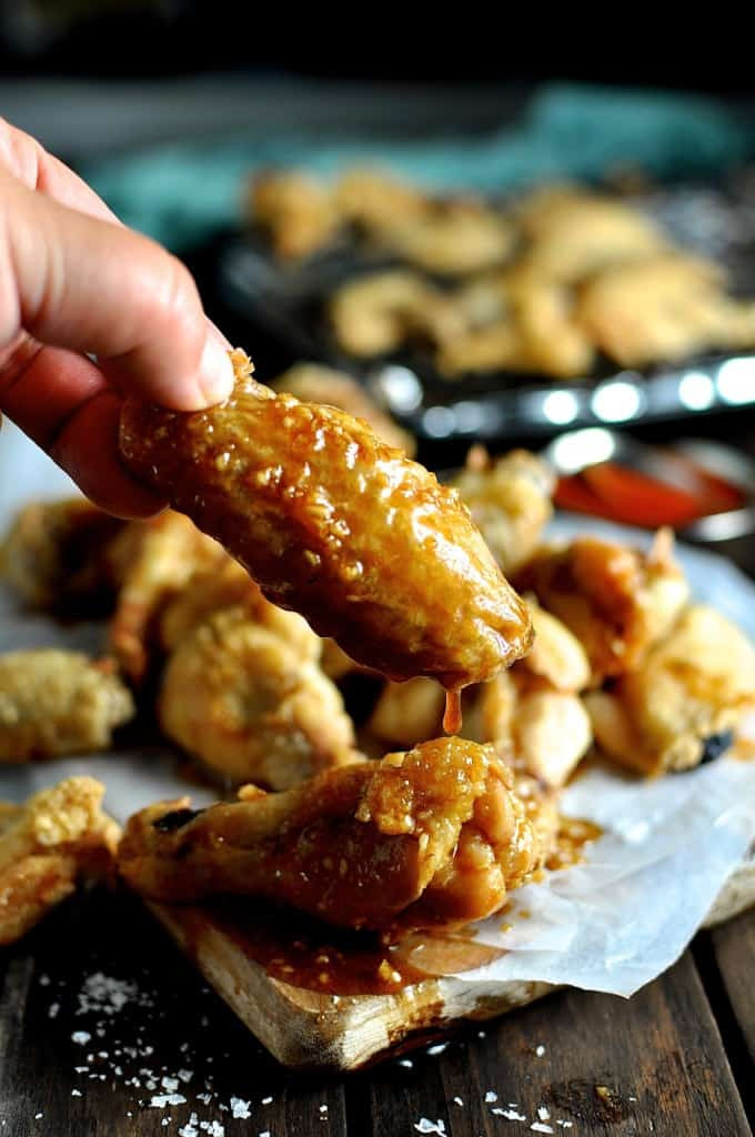 Chicken Wings Baking Powder
 Truly Crispy Oven Baked Chicken Wings with Honey Garlic