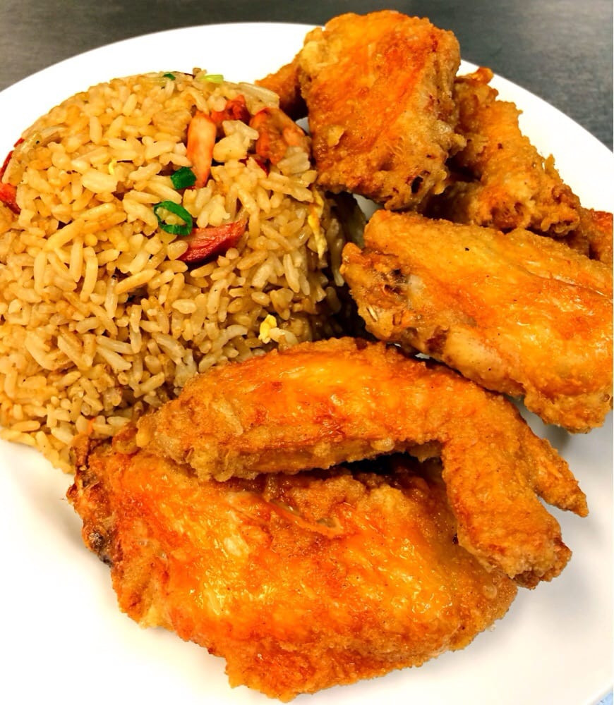 Chicken Wings Fried Rice
 Lunch Special Fried Chicken Wing with Pork Fried Rice Yelp