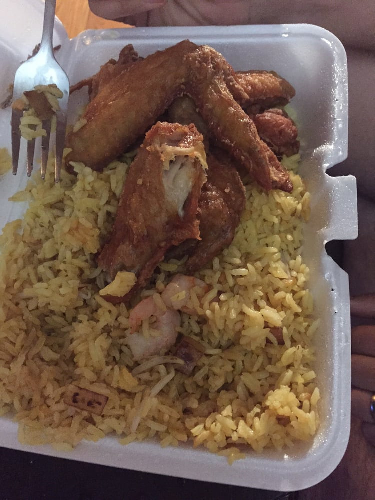 Chicken Wings Fried Rice
 Chicken wings and shrimp fried rice Yelp