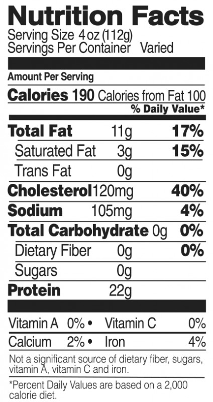 Chicken Wings Nutrition
 Individually Quick Frozen Organic Cut Wings Bell & Evans