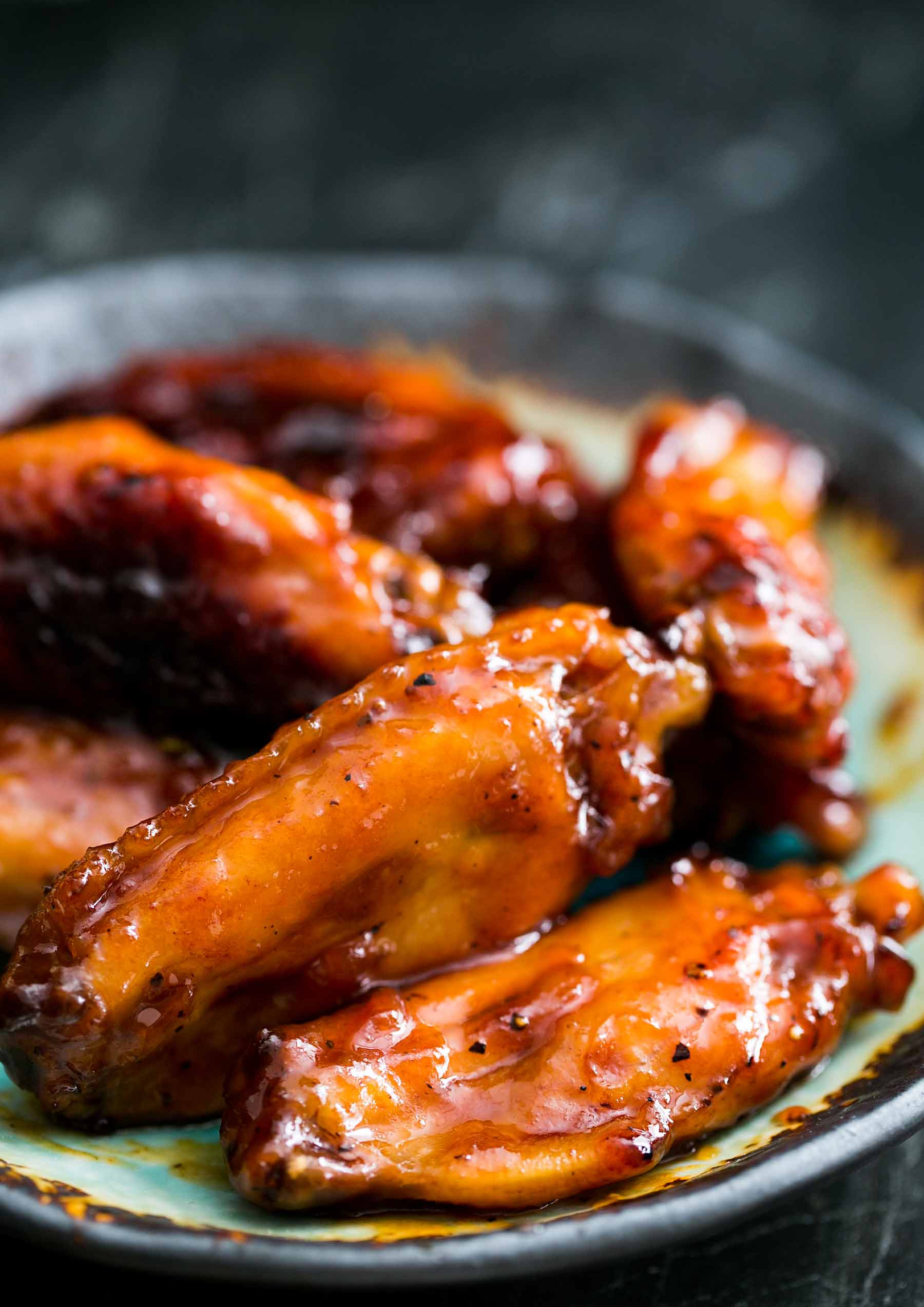 Chicken Wings Recipe
 Bourbon Maple Glazed Chicken Wings Recipe