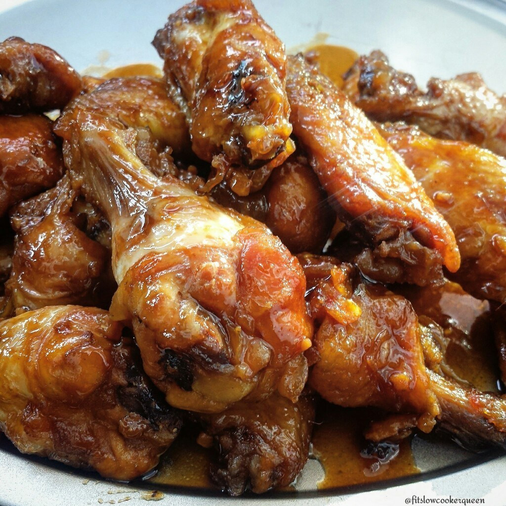 Chicken Wings Slow Cooker
 Slow Cooker Teriyaki Chicken Wings Fit SlowCooker Queen