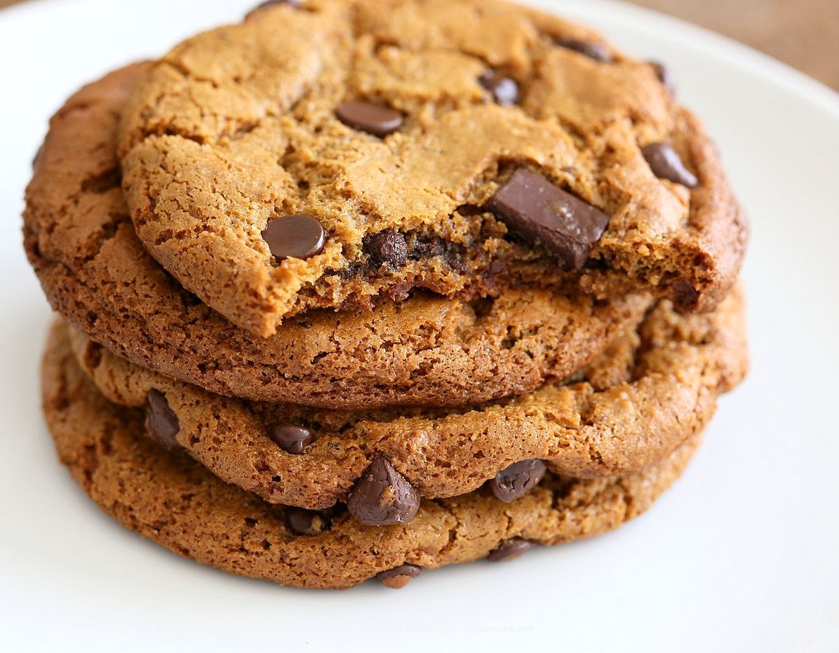 Chickpea Chocolate Chip Cookies
 Chickpea Flour Chocolate Chip Cookies Gluten free Vegan