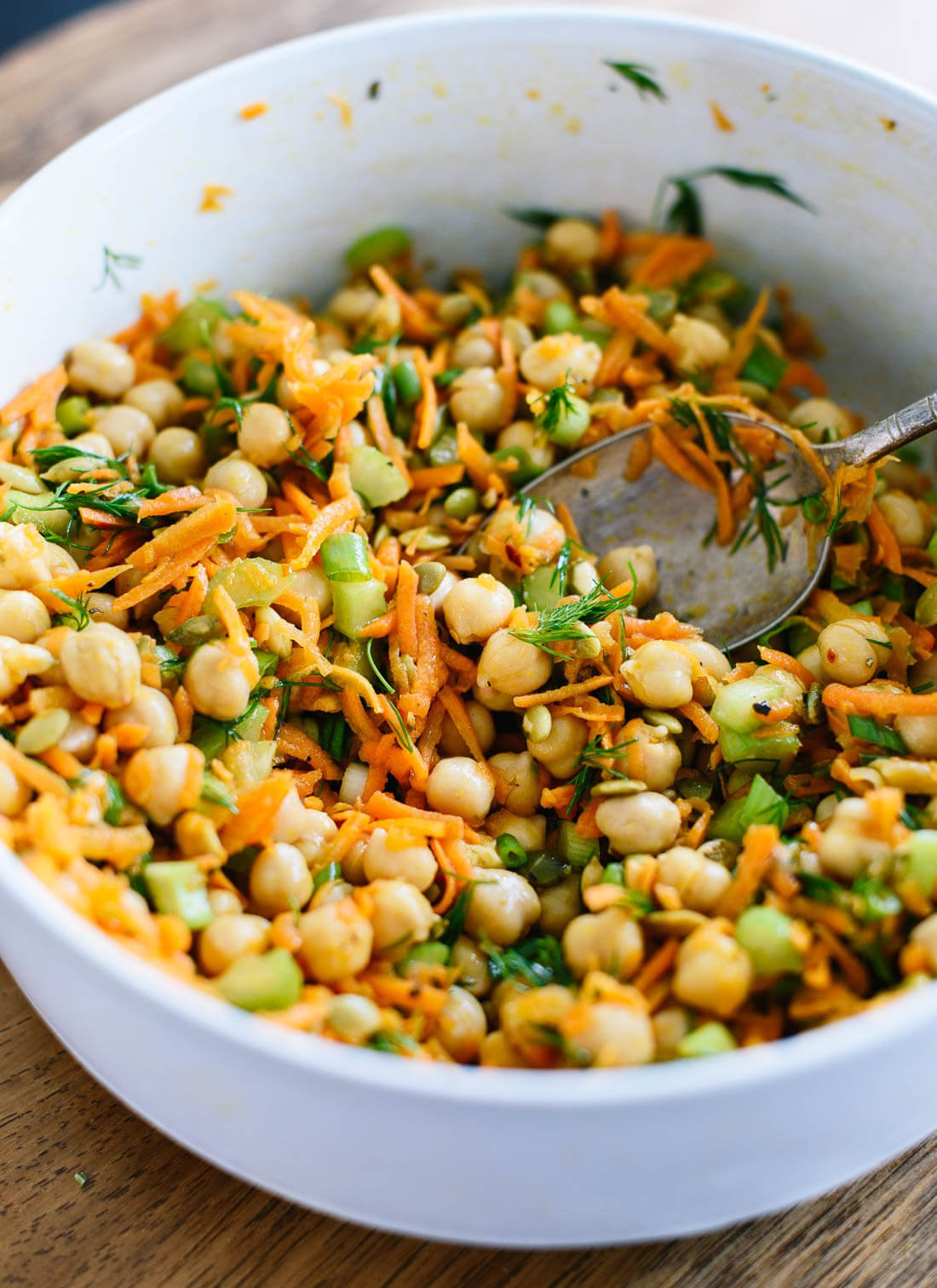 Chickpea Salad Recipes
 Chickpea Salad with Carrots and Dill Cookie and Kate