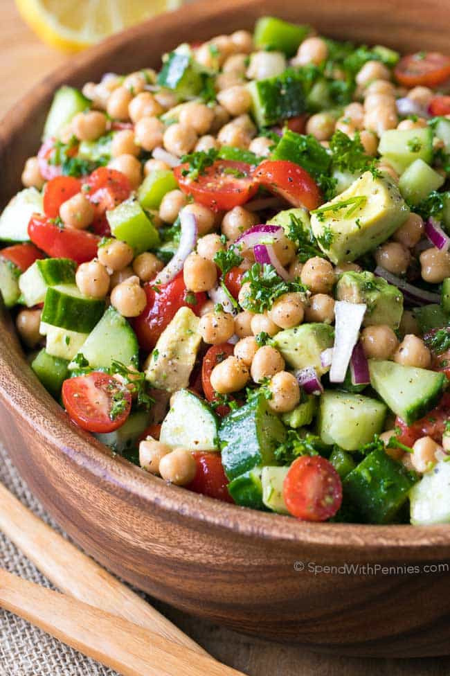 Chickpea Salad Recipes
 Chickpea Salad Spend With Pennies