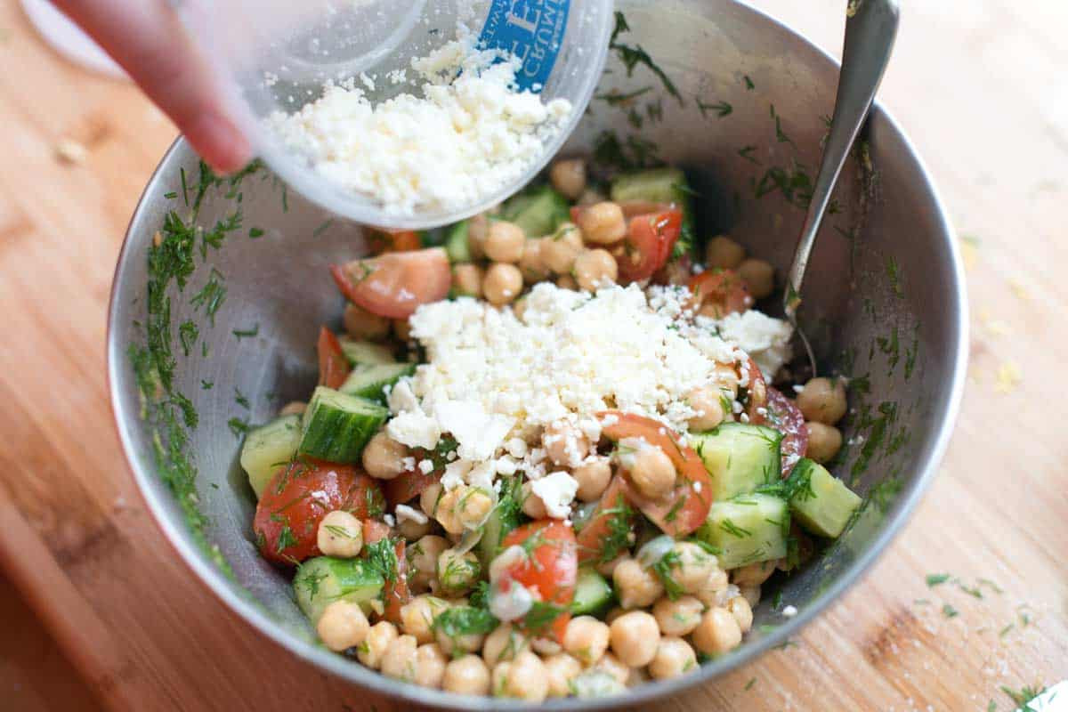 Chickpea Salad Recipes
 Easy Chickpea Salad Recipe with Lemon and Dill