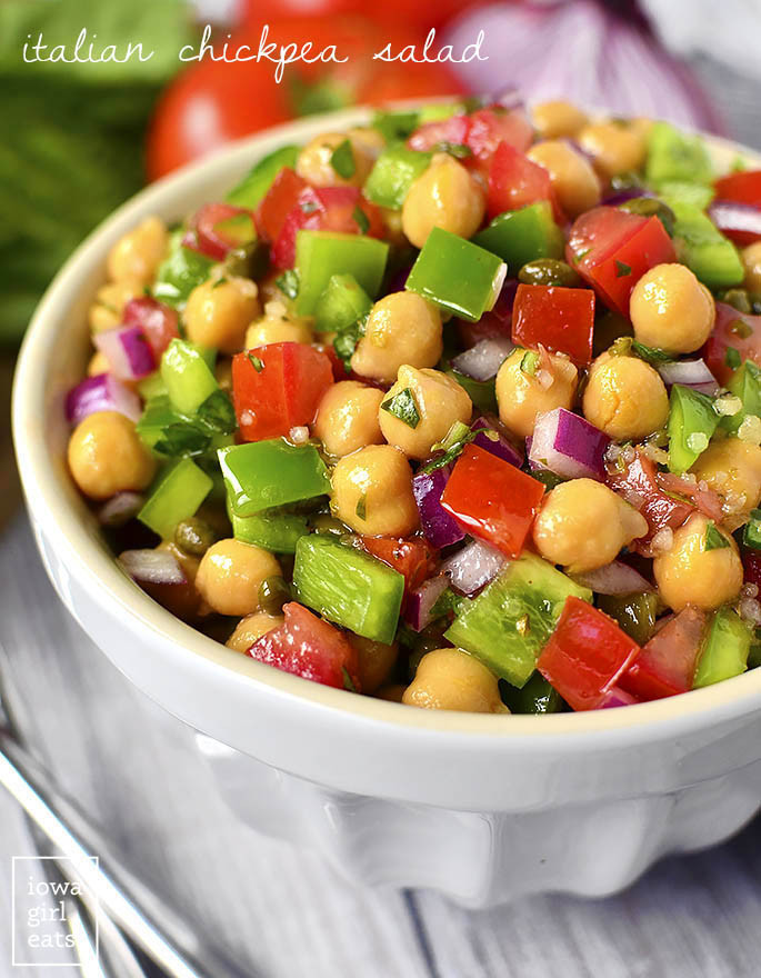 Chickpea Salad Recipes
 Italian Chickpea Salad Flavorful and Healthy Salad Recipe