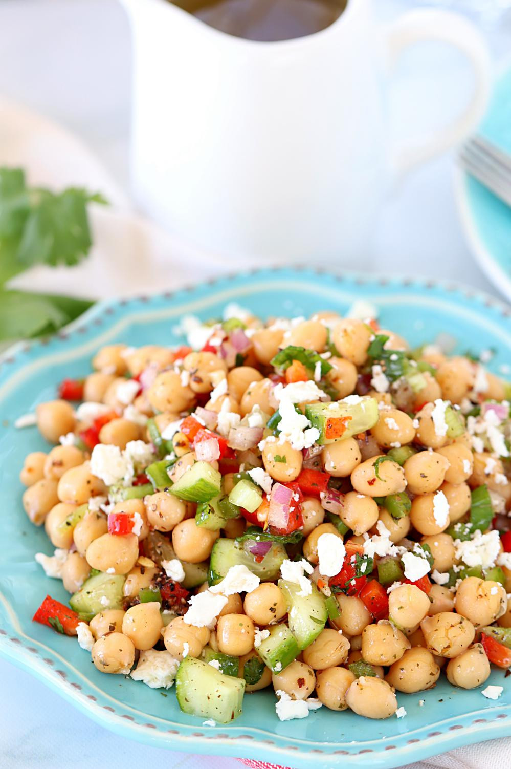 Chickpea Salad Recipes
 Chana Salad or Chickpea Salad Easy no cook summer