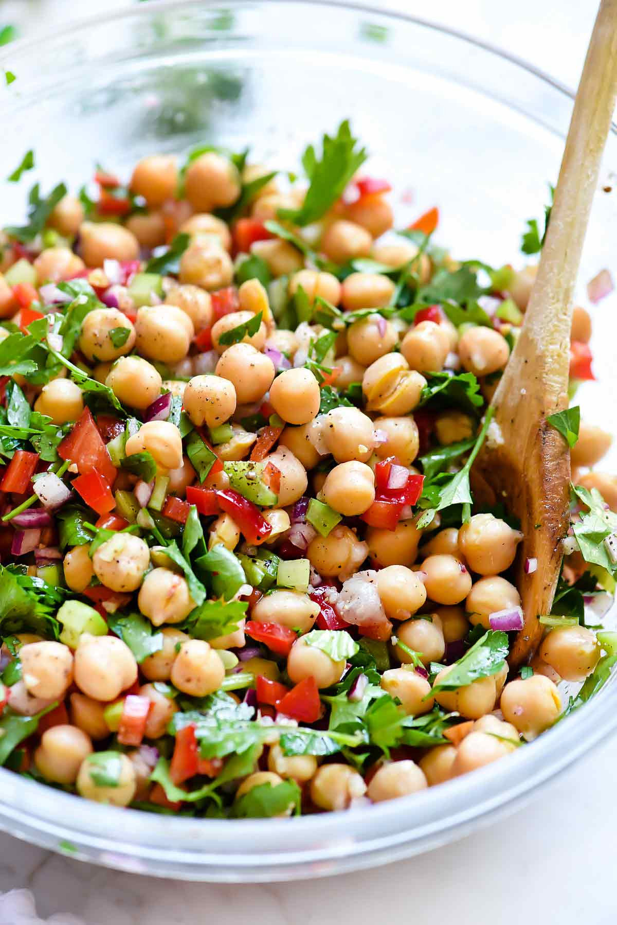 Chickpea Salad Recipes
 Outrageous Herbacious Mediterranean Chickpea Salad