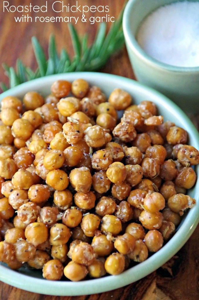 Chickpea Snacks Recipes
 Spicy Roasted Chickpeas Snack Recipe with Rosemary and