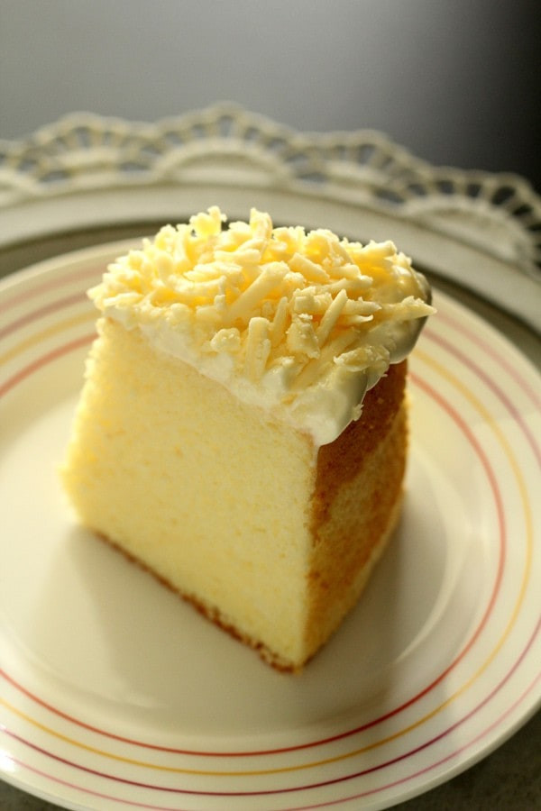 Chiffon Cake Recipe
 Parmesan Chiffon Cake