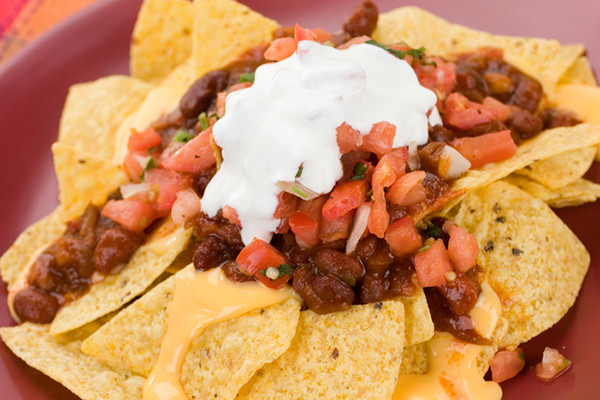 Chili Cheese Nachos
 Ooey Gooey Chili Cheese Nachos