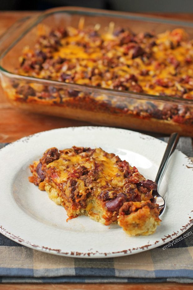 Chili Cornbread Bake
 Chili Cornbread Bake Emily Bites