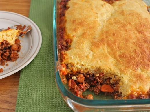 Chili Cornbread Bake
 Gluten Free Chili Cornbread Bake