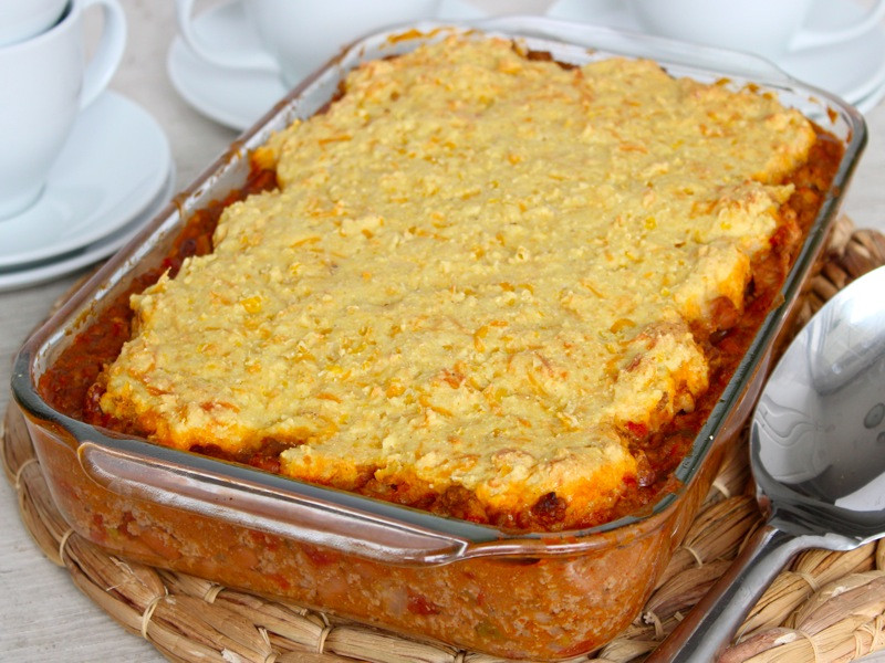 Chili Cornbread Casserole
 Chili Cornbread Casserole