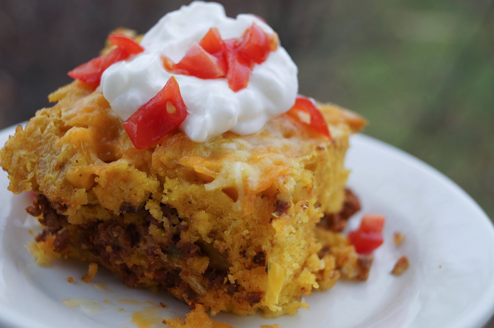 Chili Cornbread Casserole
 In the Kitchen with Jenny Green Chili Cornbread Casserole