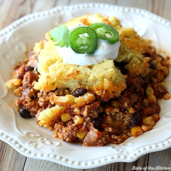 Chili Cornbread Casserole
 Chili Cornbread Casserole Belle of the Kitchen